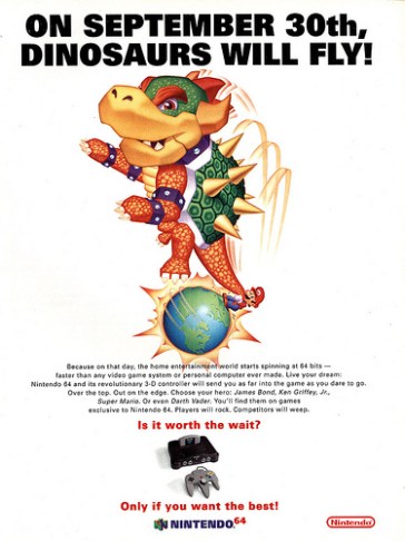 Look at how cool the texture of Bowser's skin looks in this ad!